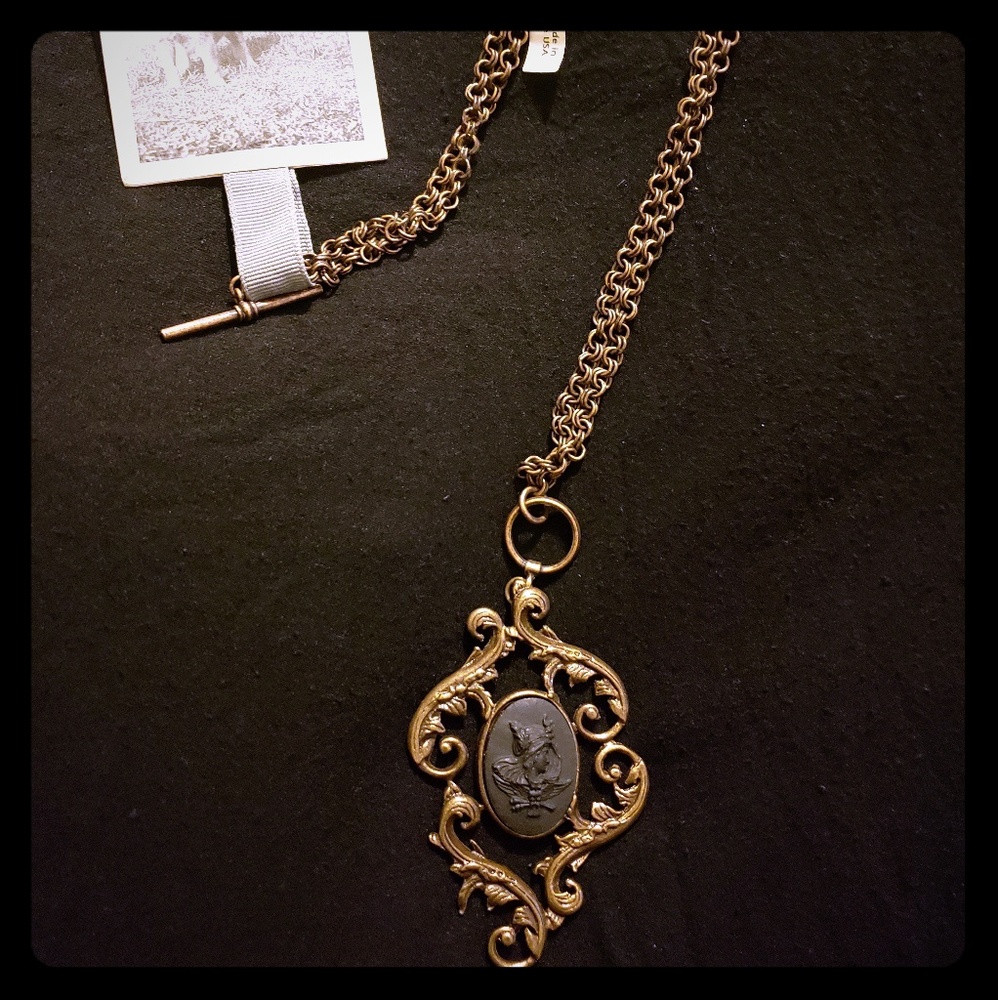 Anthropologie Cameo pendant necklace